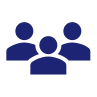 An icon showing a group of people